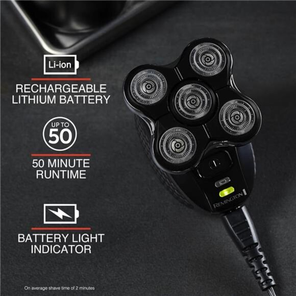 Balder Pro Electric Razor for Head XR7000A - Premier Wet/Dry Bald Head Shaver - Picture 3 of 7